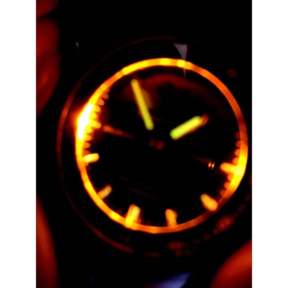 Casio Mens Watch AW80D Illuminator Quartz Black Analog Digital Silver Steel 2747 - Picture 9 of 16